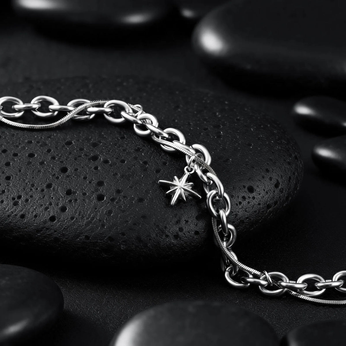 Minimalist Layered Chain Bracelet