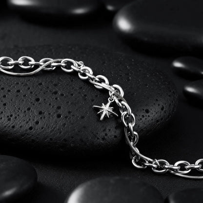 Minimalist Layered Chain Bracelet