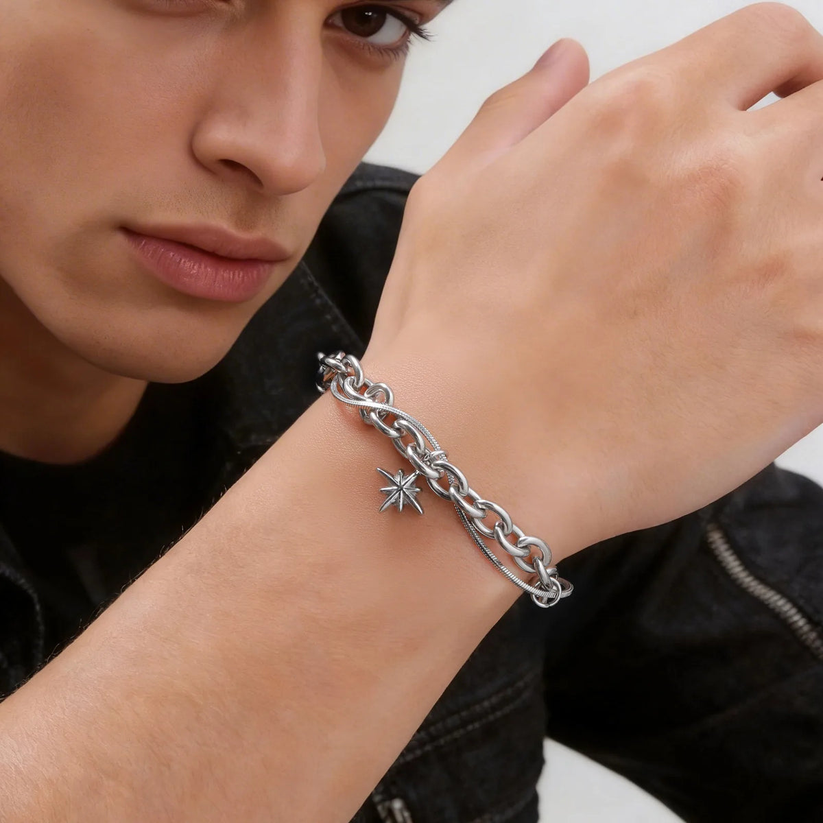 Minimalist Layered Chain Bracelet