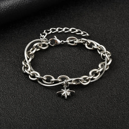 Minimalist Layered Chain Bracelet