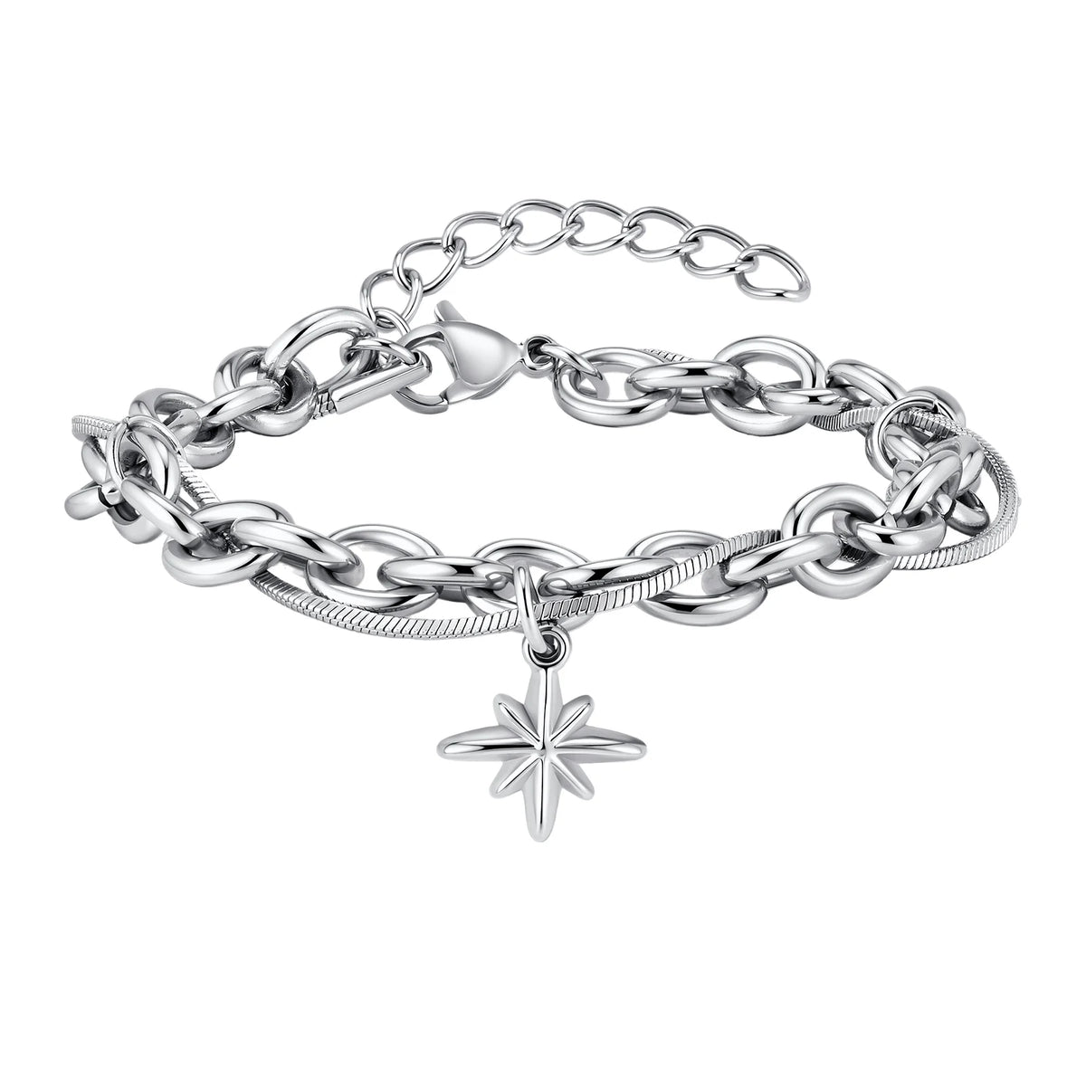 Minimalist Layered Chain Bracelet