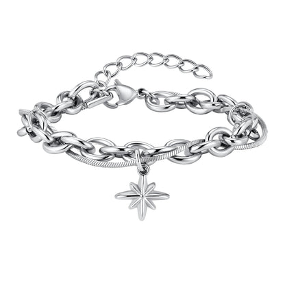 Minimalist Layered Chain Bracelet