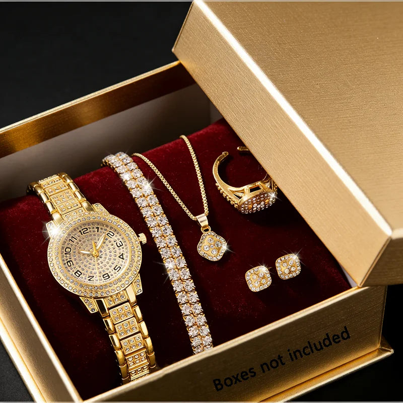 Elegant Gold Quartz Watch