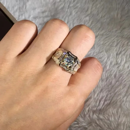 Gold Rock Ring for Men