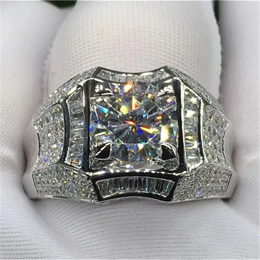 Gold Rock Ring for Men