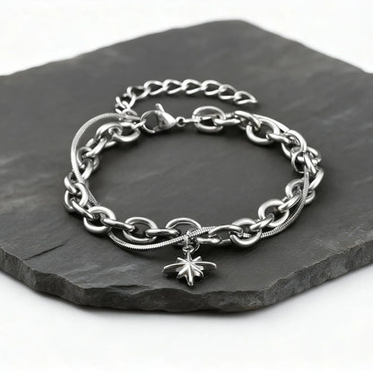 Minimalist Layered Chain Bracelet
