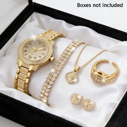 Elegant Gold Quartz Watch